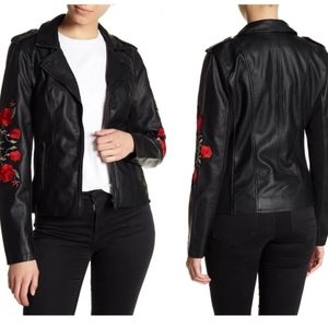Sebby Collection Faux Leather Jacket